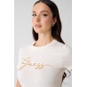 GUESS CIRCE SS CN T-SHIRT ECRU V6GI01K2962-G1O6