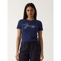 GUESS CIRCE SS CN T-SHIRT DARK BLUE V6GI01K2962-A71W