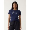 GUESS CIRCE SS CN T-SHIRT DARK BLUE V6GI01K2962-A71W