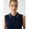 GUESS SARAH SLEEVELESS POLO DARK BLUE V6GP03K2958-A71W