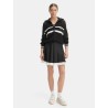 GUESS GABRY ZIPPER BOMBER SWTR BLACK V6GR08Z0729-JBLK