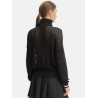 GUESS GABRY ZIPPER BOMBER SWTR BLACK V6GR08Z0729-JBLK