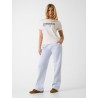 GUESS AGNES SS CN T-SHIRT ECRU V6GI02K2963-G012