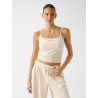 GUESS JASMINE TOP ECRU V6GP18K3470-G047