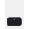 TOMMY HILFIGER WALLET LOGOTAPE COMPACT ZIP AROUND AW0AW18699-BDS