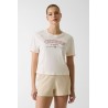 GUESS ARIANNA SS CN BOXY T-SHIRT ECRU V6GI04K2965-G047