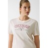 GUESS ARIANNA SS CN BOXY T-SHIRT ECRU V6GI04K2965-G047