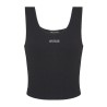 GUESS CIRCE SL RIB TANK TOP BLACK V6GP05K2970-JBLK