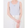 GUESS CIRCE SL RIB TANK TOP LIGHT BLUE V6GP05K2970-A730