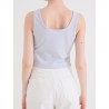 GUESS CIRCE SL RIB TANK TOP LIGHT BLUE V6GP05K2970-A730