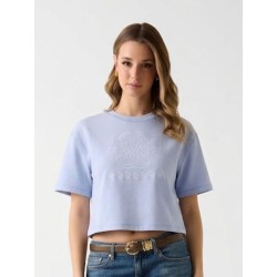 GUESS GABI SS CN T-SHIRT LIGHT BLUE V6GI10K2977-A70S