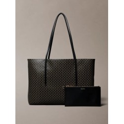 CALVIN KLEIN EMBLEM AOP TOTE W/POUCH LV04F3266G-2XA