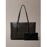 CALVIN KLEIN EMBLEM AOP TOTE W/POUCH LV04F3266G-2XA