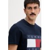 TOMMY HILFIGER TJM REG BIG FLAG SS TEE EXT DARK NIGHT NAVY DM0DM22645-C1G