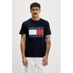 TOMMY HILFIGER TJM REG BIG FLAG SS TEE EXT DARK NIGHT NAVY DM0DM22645-C1G