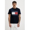 TOMMY HILFIGER TJM REG BIG FLAG SS TEE EXT DARK NIGHT NAVY DM0DM22645-C1G
