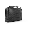 CALVIN KLEIN EMBLEM AOP COATED POUCH W/HANDL BLACK LV04D1240G-UB1