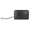CALVIN KLEIN EMBLEM AOP COATED POUCH W/HANDL BLACK LV04D1240G-UB1