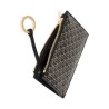CALVIN KLEIN EMBLEM AOP TOP ZIP CARDCASE BLACK AOP LV04F1084G-2XA