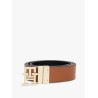TOMMY HILFIGER LOGO REV 3.0 PEBBLE LEATHER BELT BLACK AW0AW18691-BDS