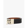 TOMMY HILFIGER LOGO REV 3.0 PEBBLE LEATHER BELT BLACK AW0AW18691-BDS