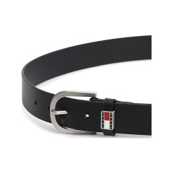 TOMMY HILFIGER TJM RYAN 3.5 LEATHER BELT BLACK AM0AM14461-BDS