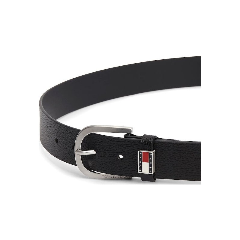 TOMMY HILFIGER TJM RYAN 3.5 LEATHER BELT BLACK AM0AM14461-BDS
