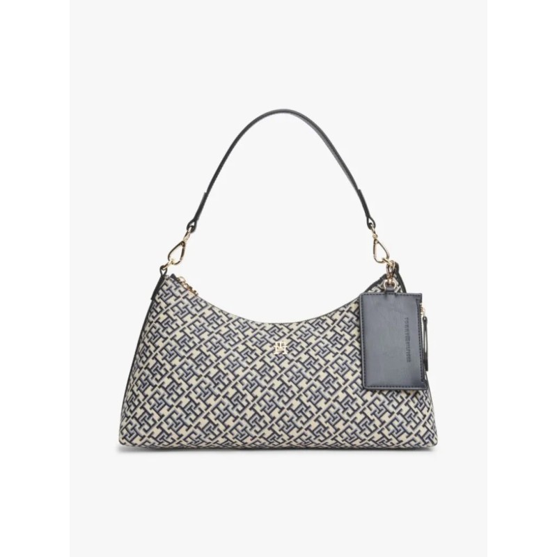 TOMMY HILFIGER ICON SHOULDER BAG JACQUARD AW0AW18907-OGY