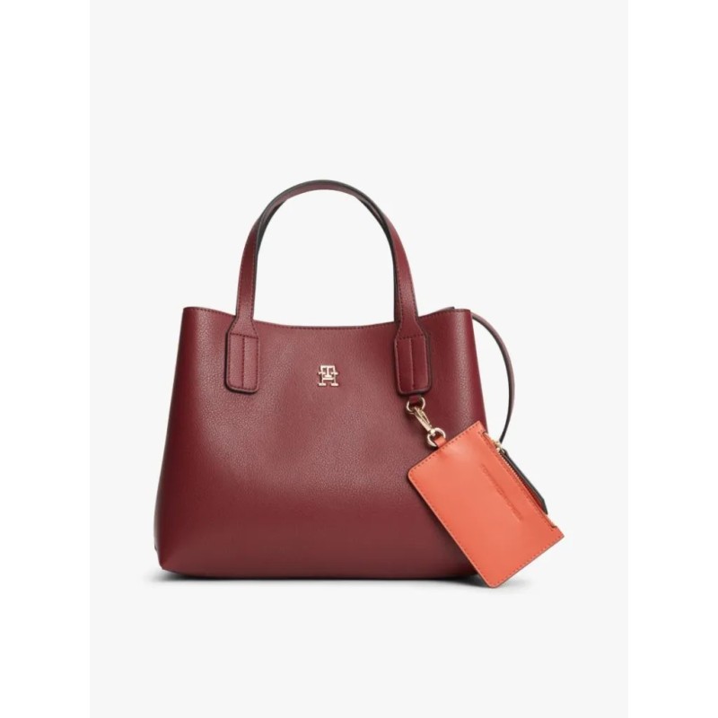 TOMMY HILFIGER ICON MINI SATCHEL AW0AW18722-GNE