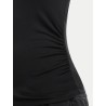 TOMMY HILFIGER TJW SLIM DRAPED SS TEE BLACK DW0DW22802-BDS
