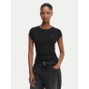 TOMMY HILFIGER TJW SLIM DRAPED SS TEE BLACK DW0DW22802-BDS
