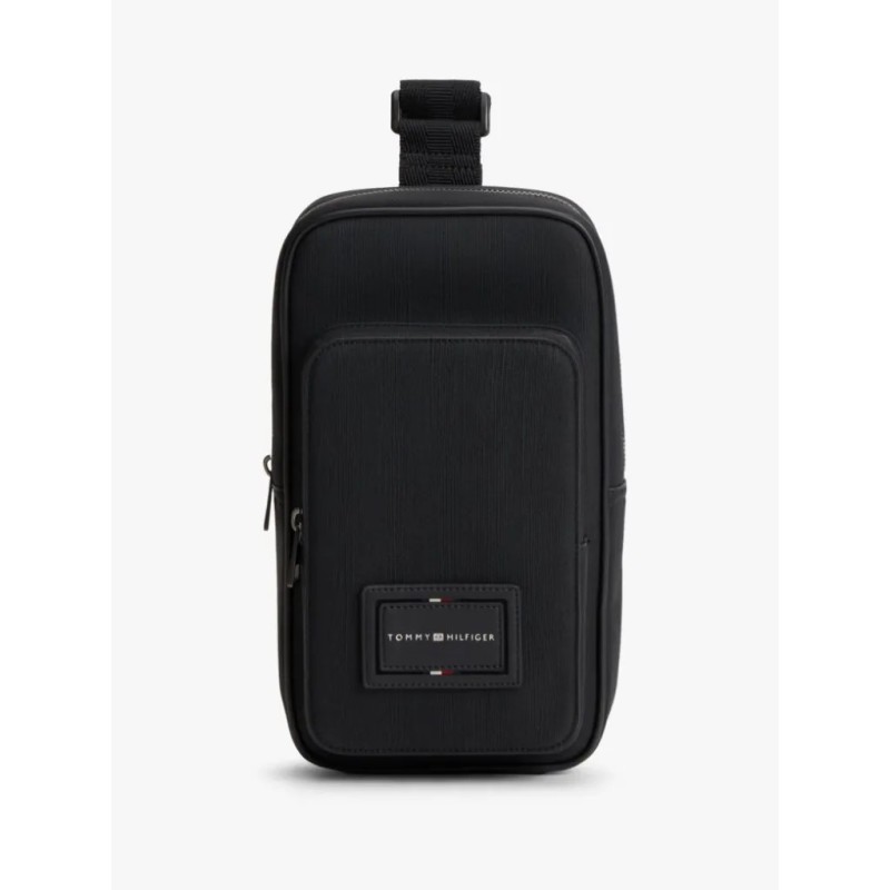 TOMMY HILFIGER FOUNDATION SLING PACK BLACK AM0AM14466-BDS