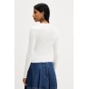 TOMMY HILFIGER TJW SLIM SH LETTUCE EDGE RIB ECRU DW0DW22783-YBL
