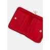 CALVIN KLEIN MEDIUM FLAP ZIP AROUND LEATHER RED WALLET LV04F1075G-XLL