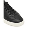 TOMMY HILFIGER LEATHER TH ICON LIGHT SNEAKER BLACK FW0FW09402-BDS