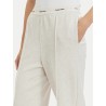 CALVIN KLEIN TERRY LOGO WAISTBAND TRACK PAN VANILLA HEATHER LV047G253G-P4P
