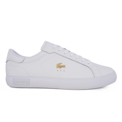 LACOSTE POWERCOURT 126 LEATHER SNEAKER WHITE 751SFA0192216
