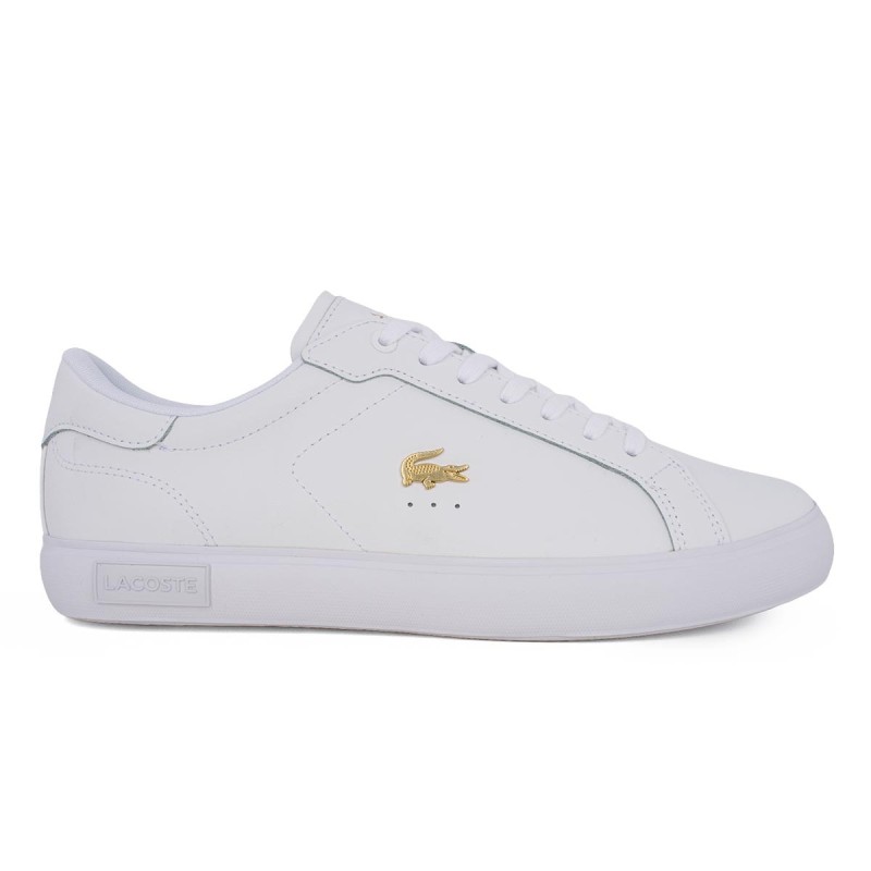 LACOSTE POWERCOURT 126 LEATHER SNEAKER WHITE 751SFA0192216