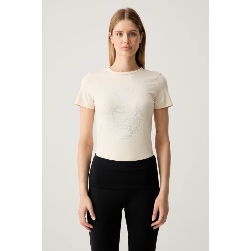 GUESS ROMY SS CN TSHIRT BEIGE V6GI12K3325-G056