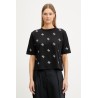 GUESS SILVY 4G SS CN TSHIRT BLACK V6GI18K2985-JBLK