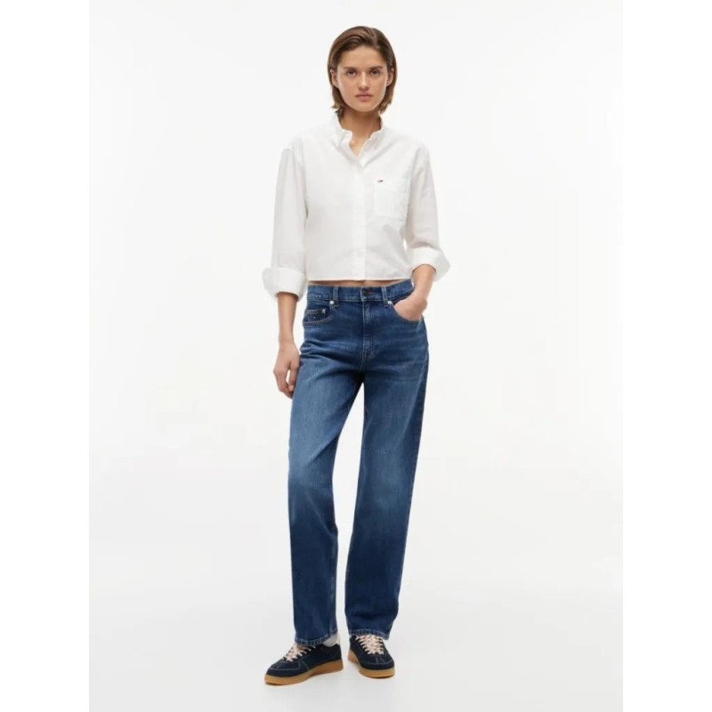 TOMY HILFIGER LUCY MR SLIM DENIM DARK DW0DW23019-1BK
