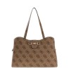 GUESS JANIE LOGO TRAVEL  SHOULDER BAG LATTE HWOB99240240-LTL