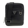GUESS MONACO LEATHER CROSSBODY BAG BLACK HMM0SEP6159-BLA