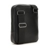 GUESS MONACO LEATHER CROSSBODY BAG BLACK HMMOGRP6159-BLA