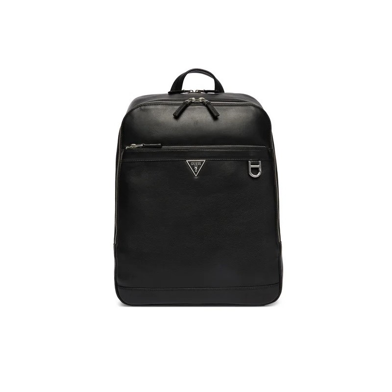 GUESS MONACO SQUARED BACKPACK LEATHER BLACK HMMOSEP6145-BLA