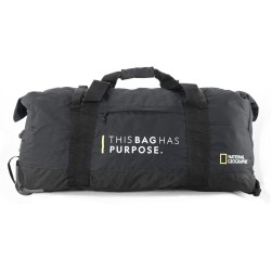 NATIONAL GEOGRAPHIC PACKABLE WHEELED DUFFEL LARGE BLACK N10444.06