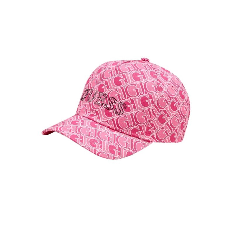 GUESS LOGO BASEBALL CAP PINK J4YZ00WO08O-P64H