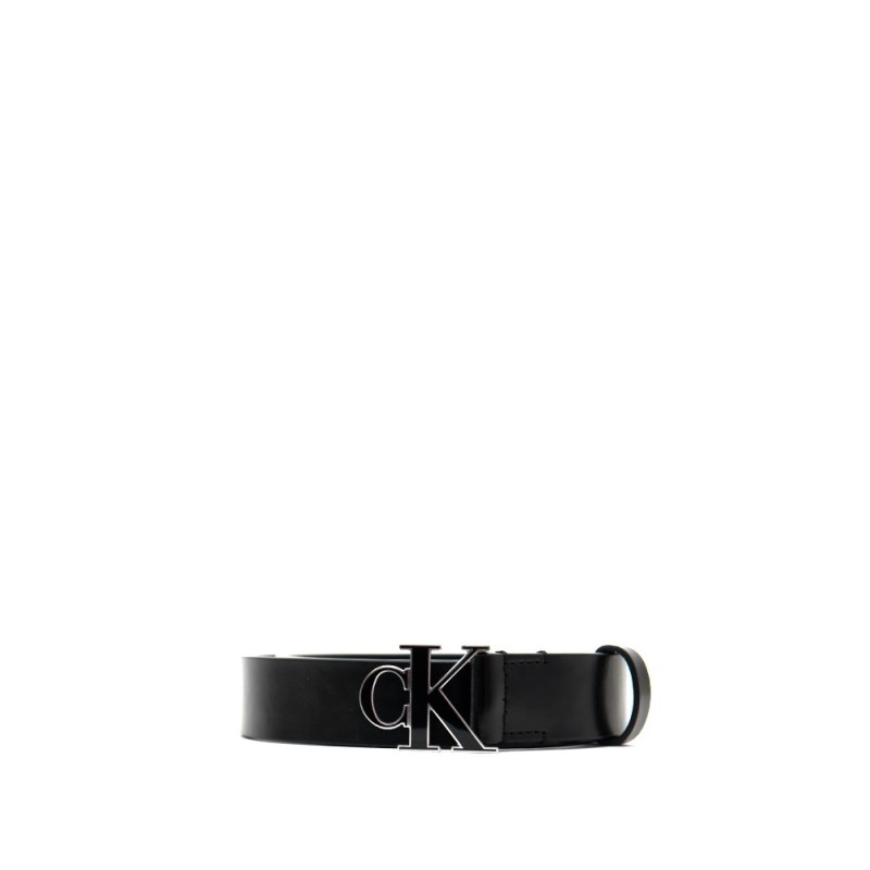 CALVIN KLEIN ROUND BUCKLE 30MM BELT INLAY ANTIQUE NICKEL LV04F7073G-R3H