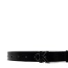 CALVIN KLEIN ROUND BUCKLE 30MM BELT INLAY ANTIQUE NICKEL LV04F7073G-R3H