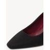 TAMARIS SUEDE PUMPS BLACK 1-22455-47-001
